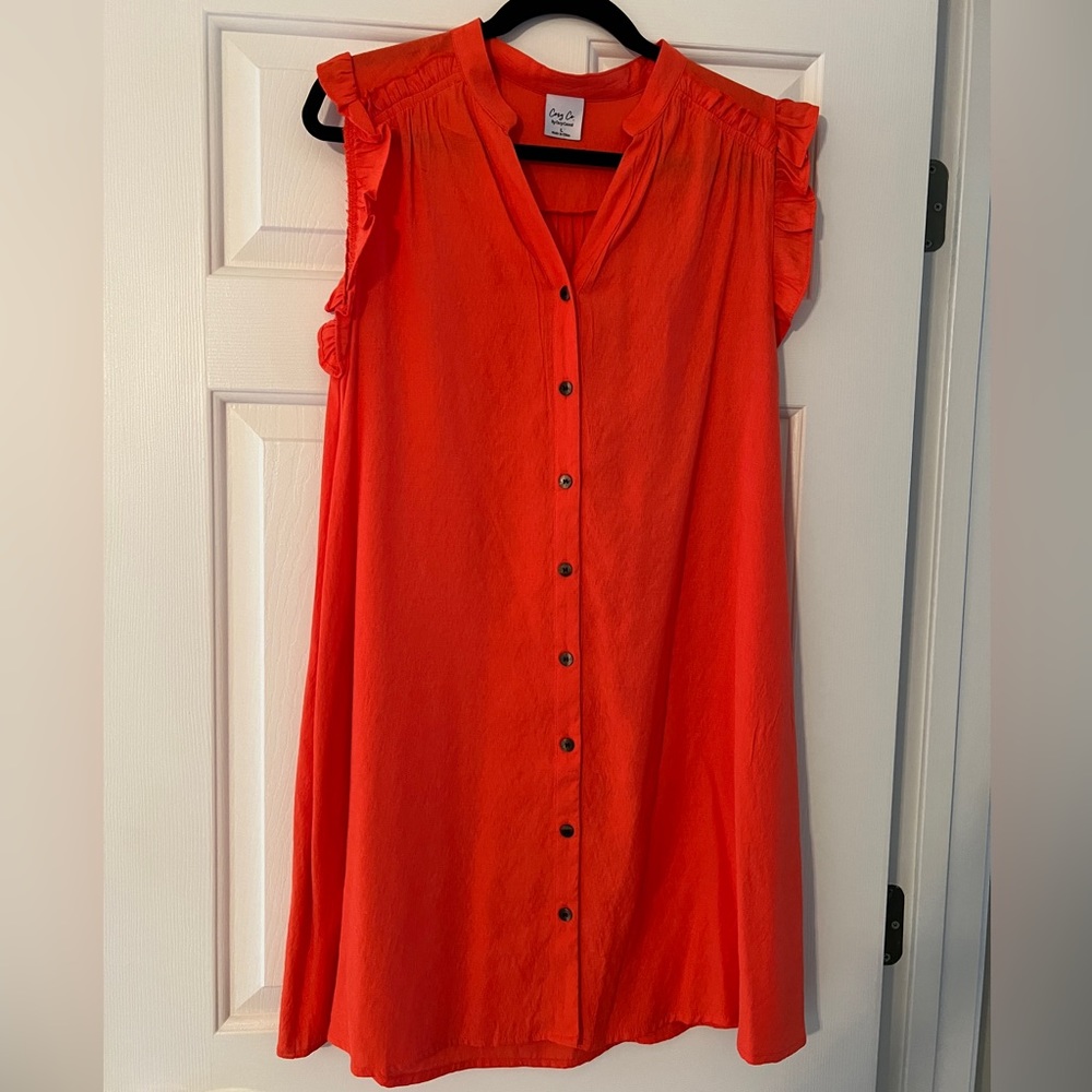 Orange Dress Size L